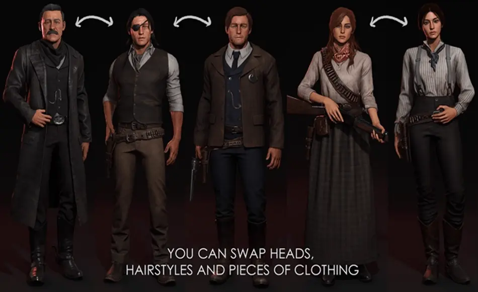 【UE5】狂野西部冒险游戏角色 Western Characters Pack – Wild West Adventure Survival Shooter Action Man Woman 【UE5】狂野西部冒险游戏角色 Western Characters Pack – Wild West Adventure Survival Shooter Action Man Woman